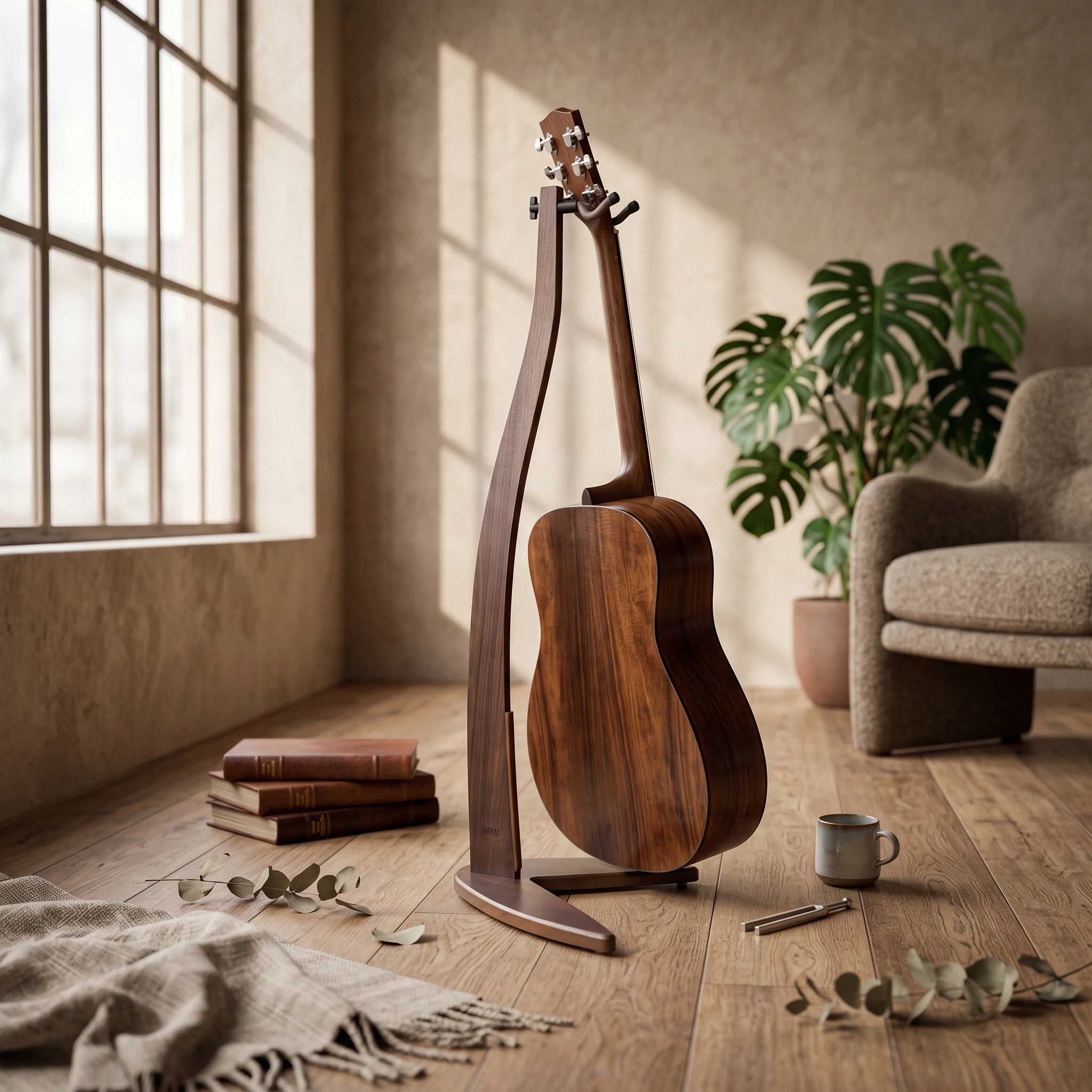 guitar-stand-with-padded-cradle-freestanding-wooden-guitar-stand-sturdy-long-lasting-for-guitarists-living-room-music-studio