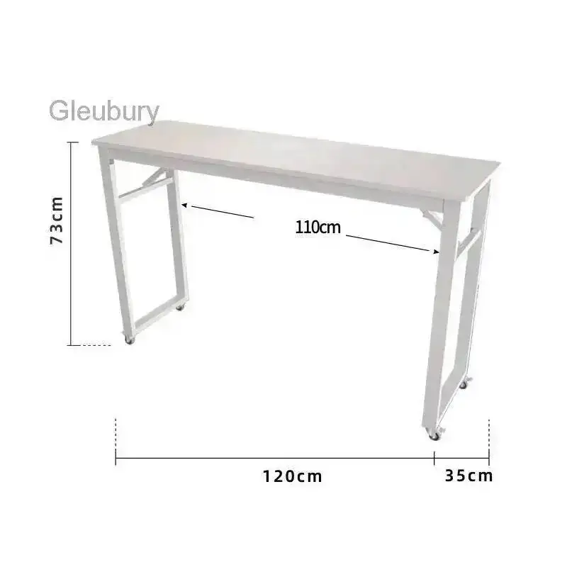 Table Multifunctional New Folding Movable Nail Table With Wheels Lightweight Table Pliante Portable Salon Furniture