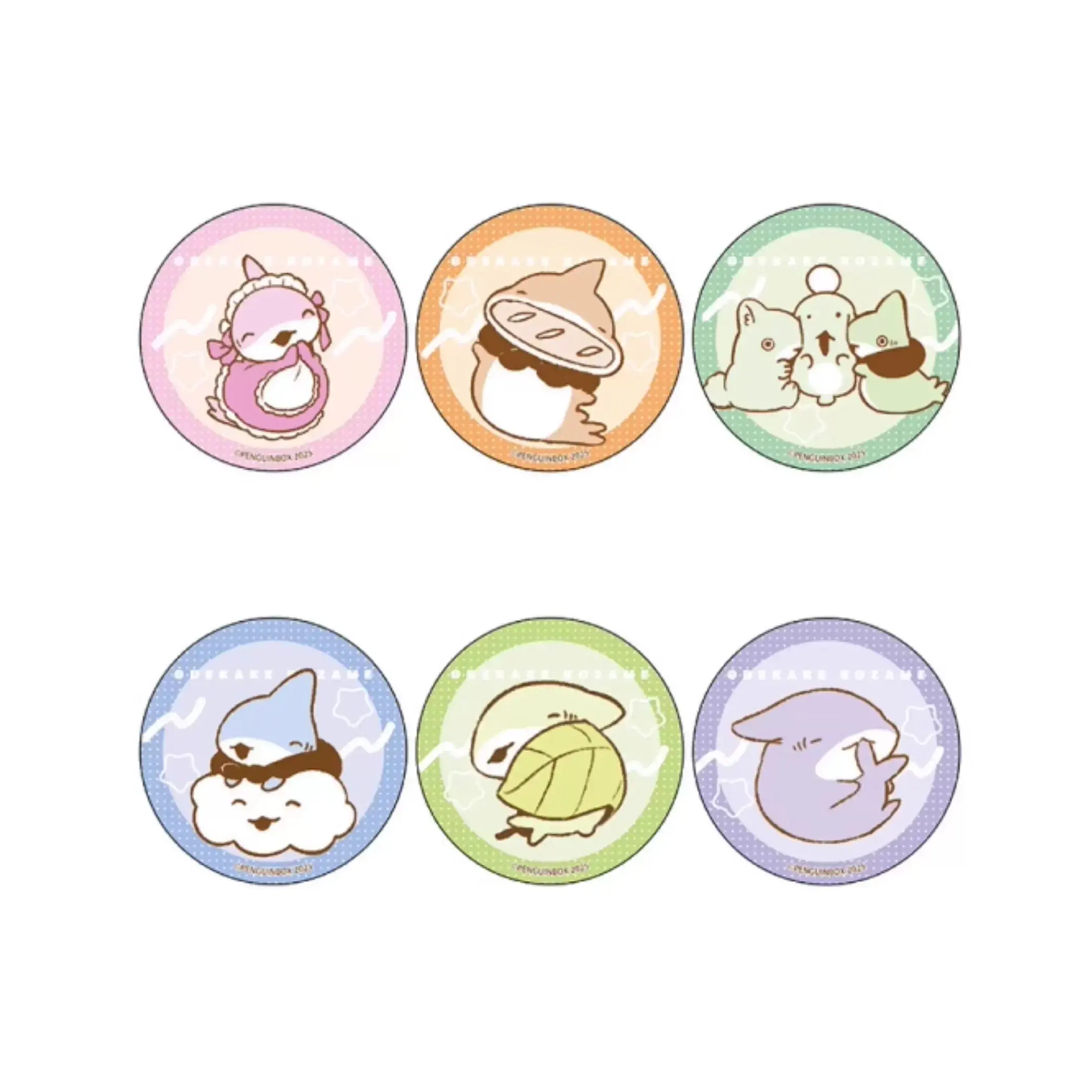 

58mm Anime Little Shark Goes Out Odekake Kozame Cosplay COSTUME Badge Pin SPTE Tinplate Brooch Prop Xmas Gift
