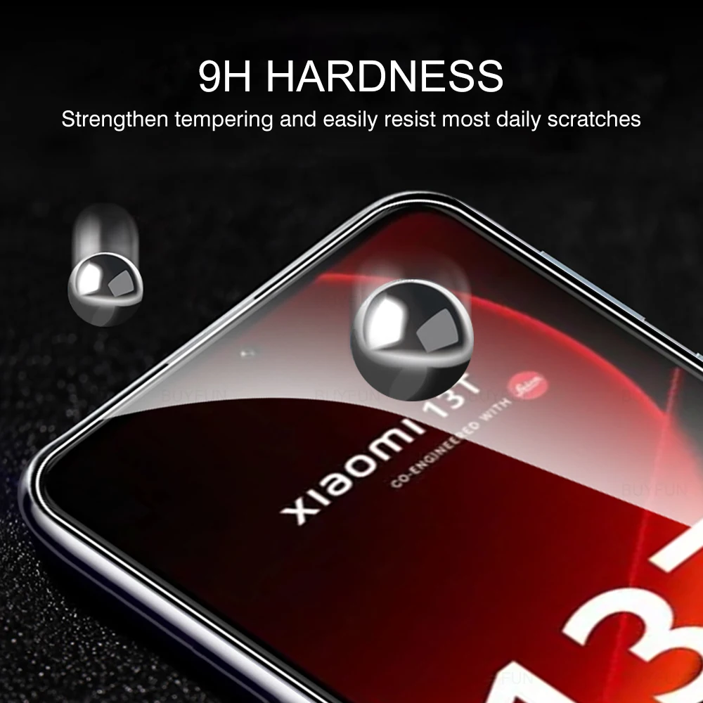 Xiaomy-Protector de vidrio templado para Xiaomi, película protectora de pantalla para Xiaomi 13T, 12T, 11T, Mi13, 13T, 12T, 11T Pro, HD, 2 uds.