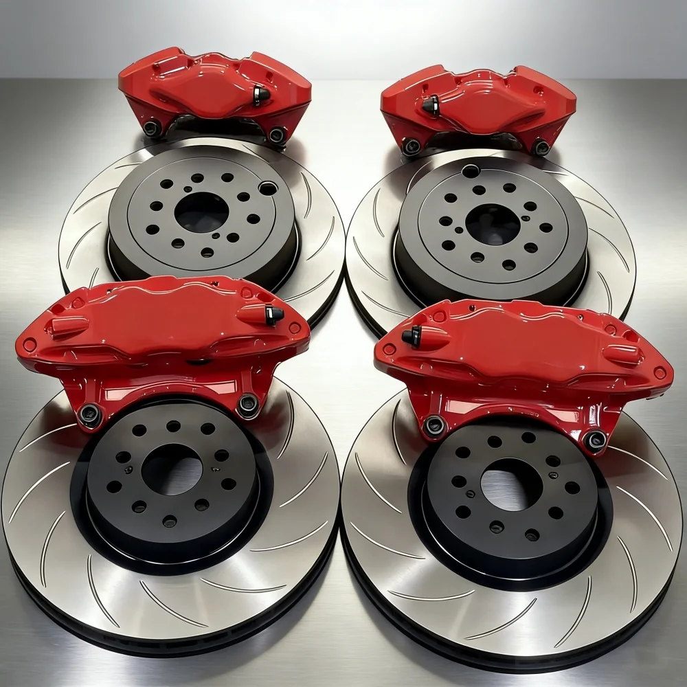 

To upgrade your braking system, use 6 + 4 piston blue calipers for the M3 M5 E46 E90 E92 335i F30 F35 G30 G38 sports car.