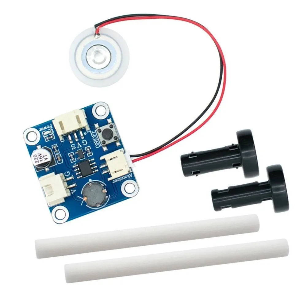 Piezo Transducer Air Humidifier Module High-frequency Vibration Fine Mist Output 3-4.5V Low Voltage Microcontroller Interface