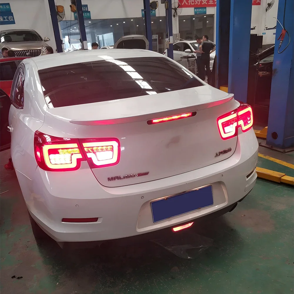 Upgraded Car Taillights Assembly For Chevrolet Malibu 2012-2014 Auto Rear Lamps LED Dynamic Streamer Signal Lamp Accessories