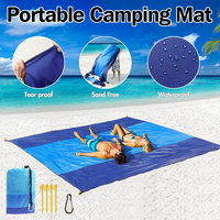 Waterproof Beach Mat Extra Large Outdoor Camping Mat Blanket Folding Sand Free Pocket Mattress Portable Lightweight Picnic Mat