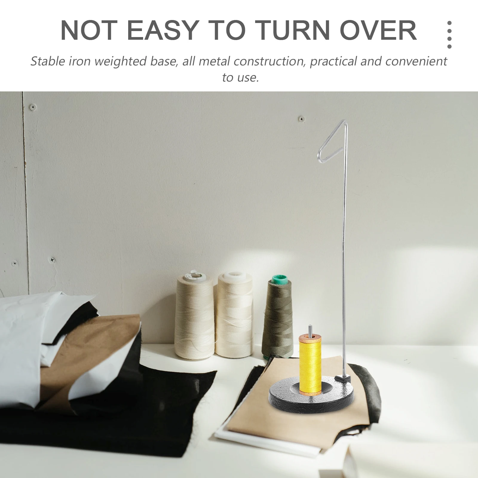 

1pc Single Spool Stand Heavy Base Thread Holder For Sewing Machine Quilting Embroidery Cone Spool Holder Handicraft Sewing Tool