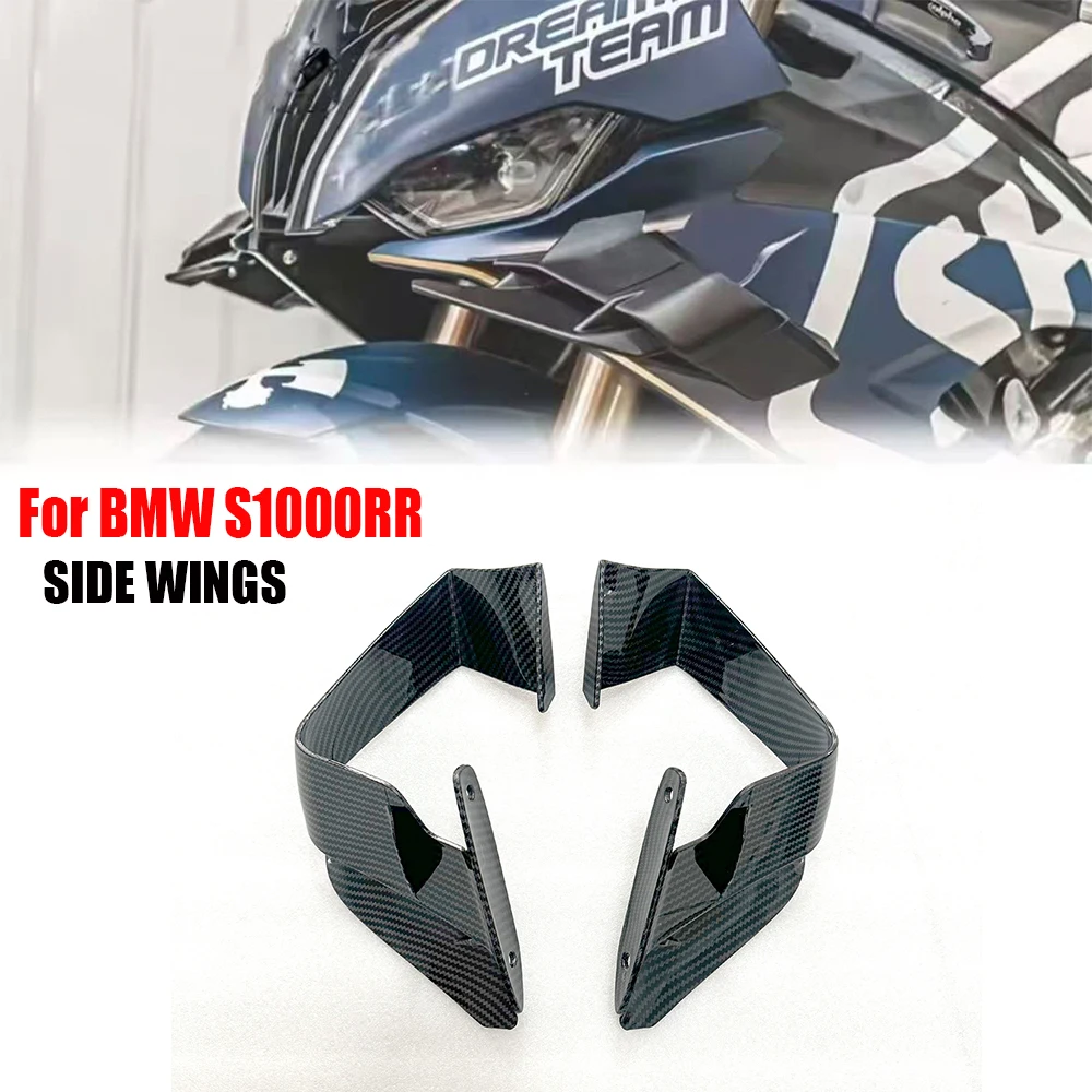 

For BMW S1000RR Motorcycle Front Spoiler Fixed Wing Kit S1000RR 2015 2016 2017 2018 Front Spoiler Lower Spoiler Side Wing