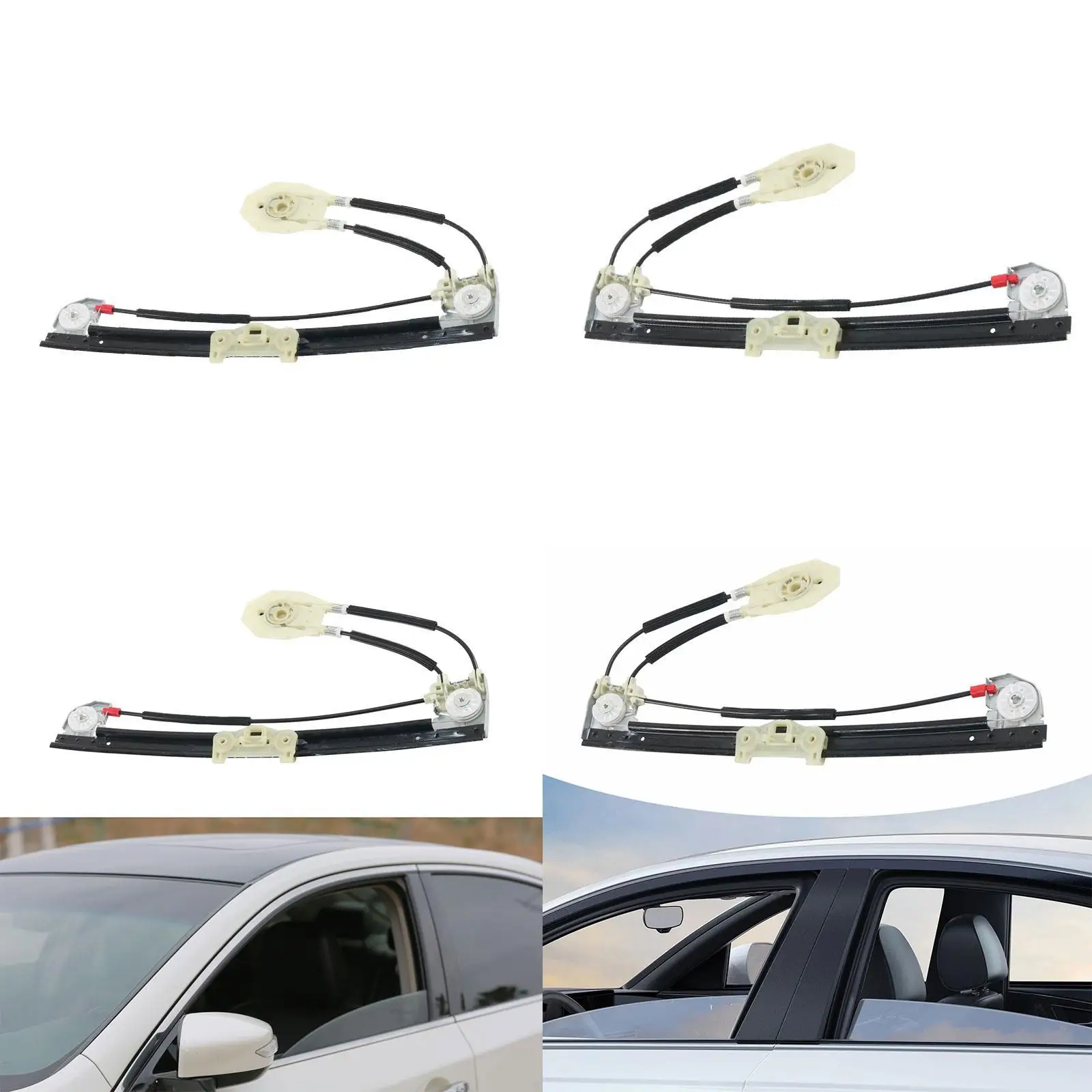 

Window Regulator 51358159835 Rear Easy to Install Repalcement Directly for 540i 1997-1999 Automotive Car Accessories