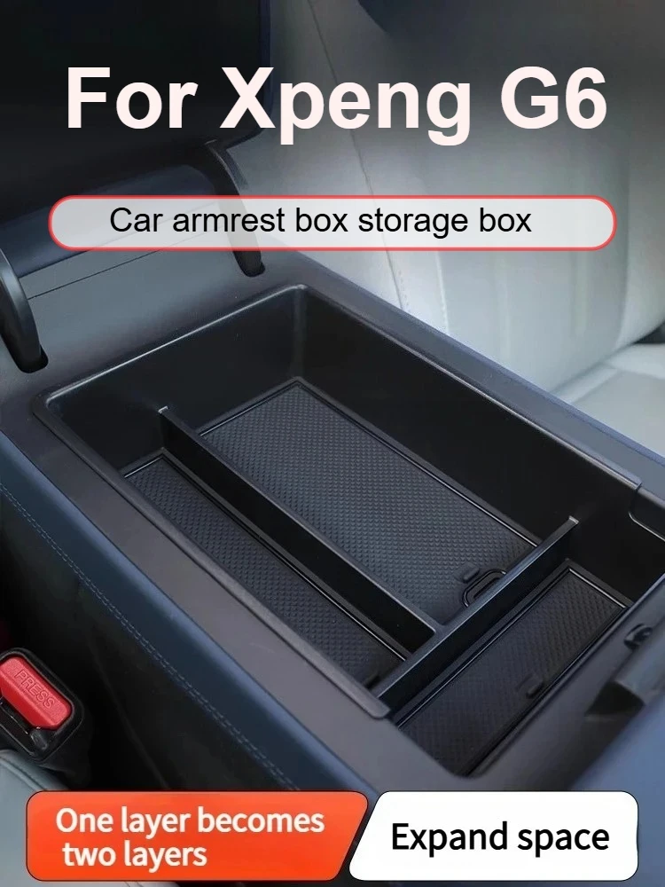 

For Xpeng G6 Car Armrest Box Storage Box Central Control Storage Car Decoration Supplies Accessories