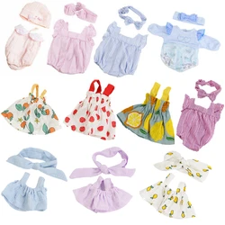 Dress Vest Dolls Outfit Clothes For 16 inch 40cm Baby Doll Cute Jumpers Rompers Doll Clothes Doll Accessories Kids Toys