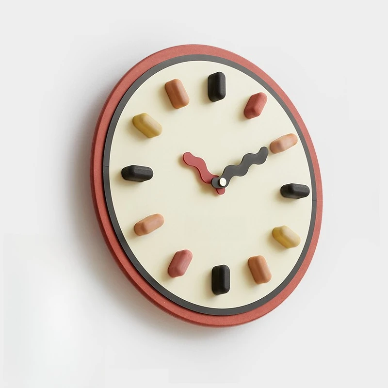 

No punching Internet celebrity light luxury clocks wall clock living room home fashion 2025 new creative wall