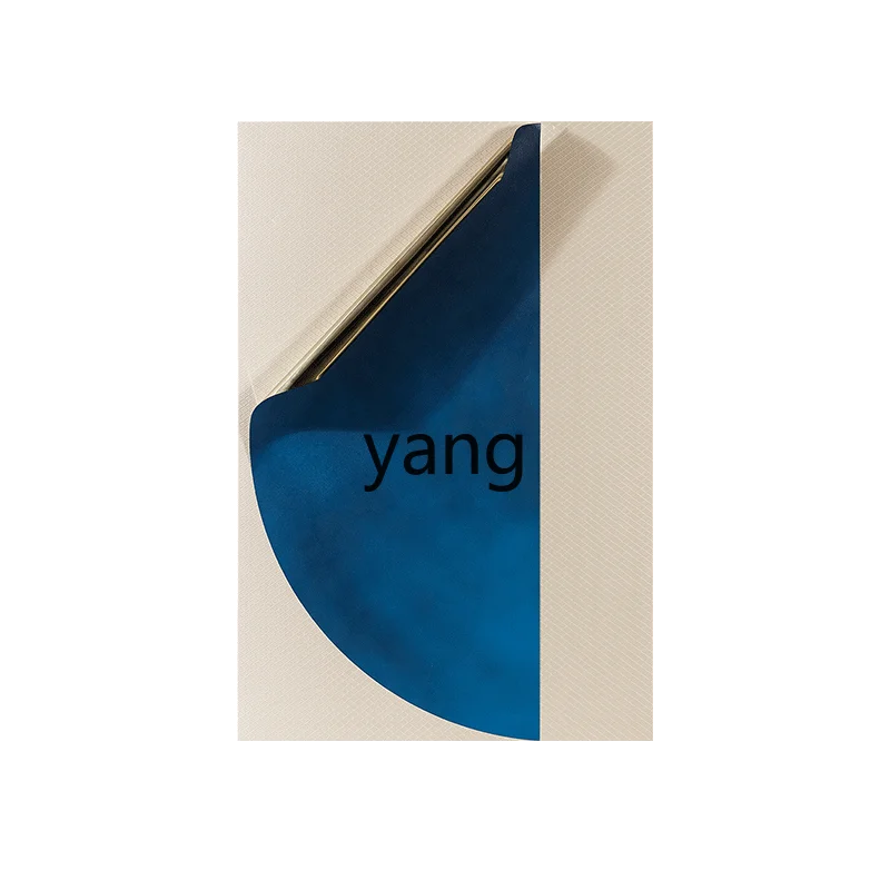 LTT living room sofa background hanging painting light luxury modern model room entrance three-dimensional engraving painting