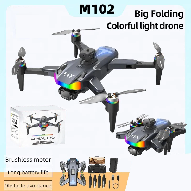 M102 brushless drone 4K HD aerial photography intelligent obstacle avoidance long endurance quadcopter toy