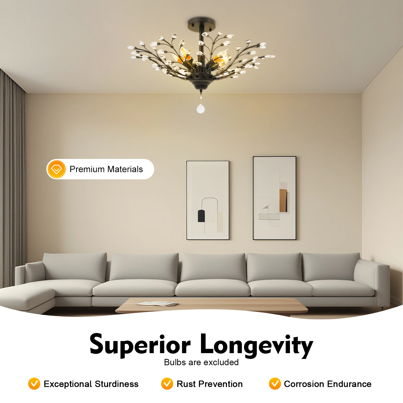 

Винтажная черная хрустальная люстра с 5 лампами, потолочный подвесной светильник для гостиной, столовой, спальни, основание E12