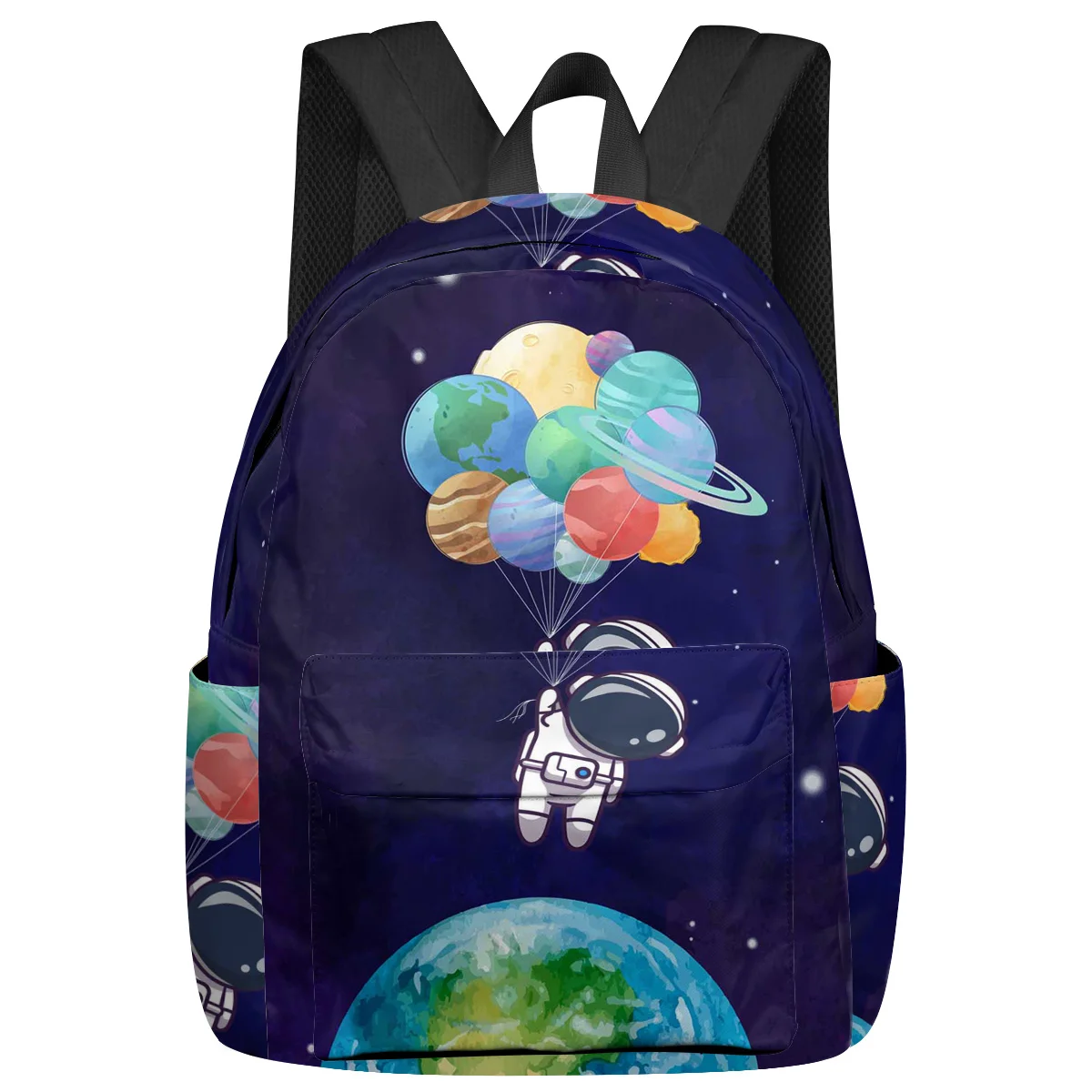 

Space Earth Astronaut Cartoon Feminina Backpacks Teenagers Student School Bags Laptop Backpack Men Women Female Travel Mochila