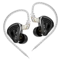 KZ ZSX Pro 5BA 1DD unidad híbrida 10mm unidad dinámica auriculares HIFI música auriculares juego deporte auriculares Cable de 2 pines