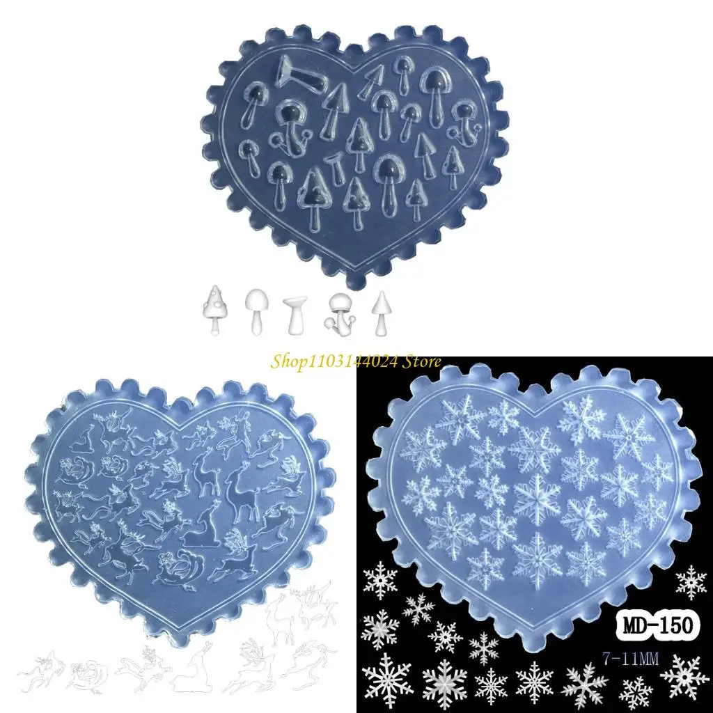

N5KE Flexible Sturdy Silicone Mold Accessory for Innovative Art Creation
