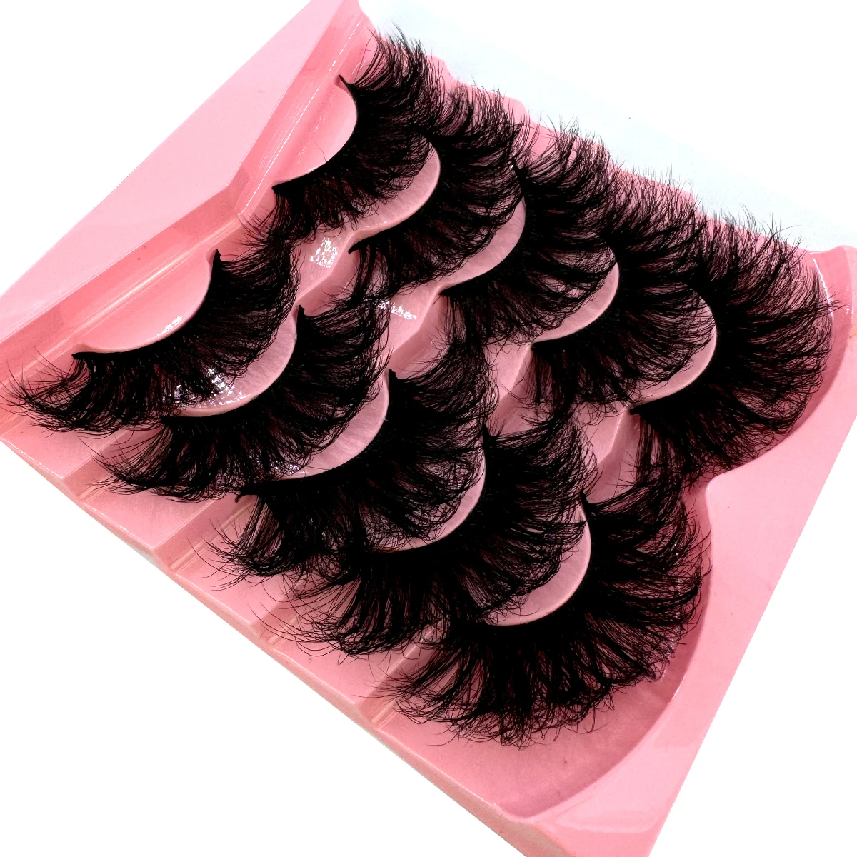 HBZGTLAD Flauschige Lange Wimpern 3D Faux Mink Wimpern Natürliche Falsche Wimpern Dramatische Weiche Volumenwimpern Wimpernverlängerung Make-up – Detail 18