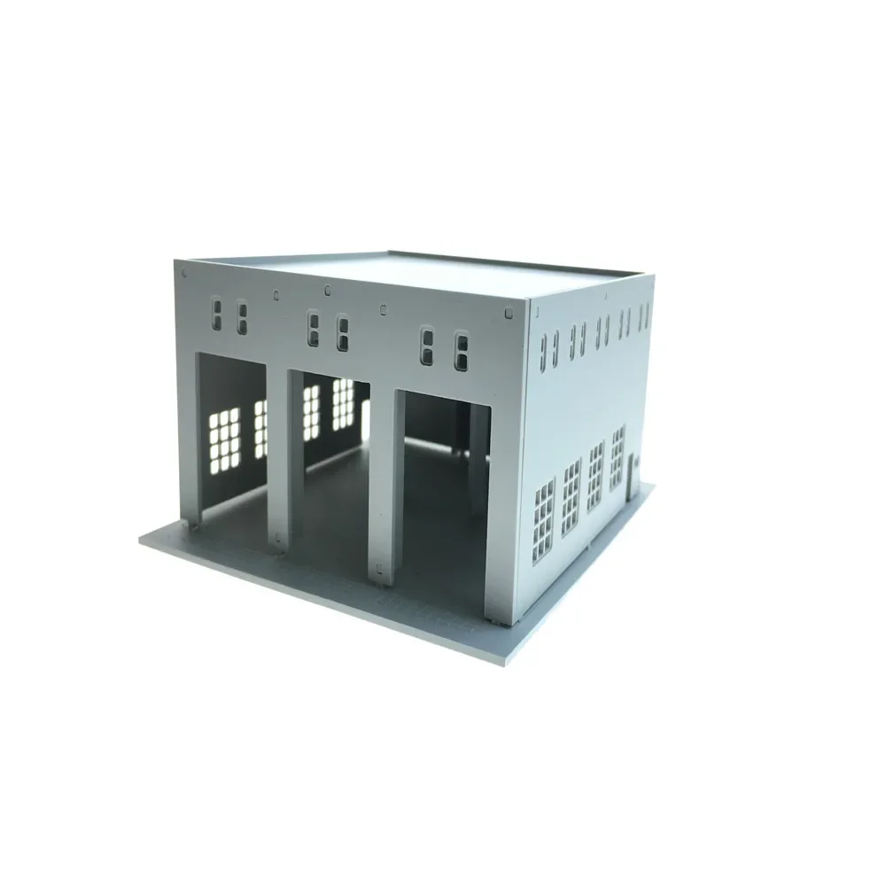 2020 hot sale new architecture1/50 1/64 1/72 1/87 1/100 1/150 n ho scale model building factory warehouse for train layout