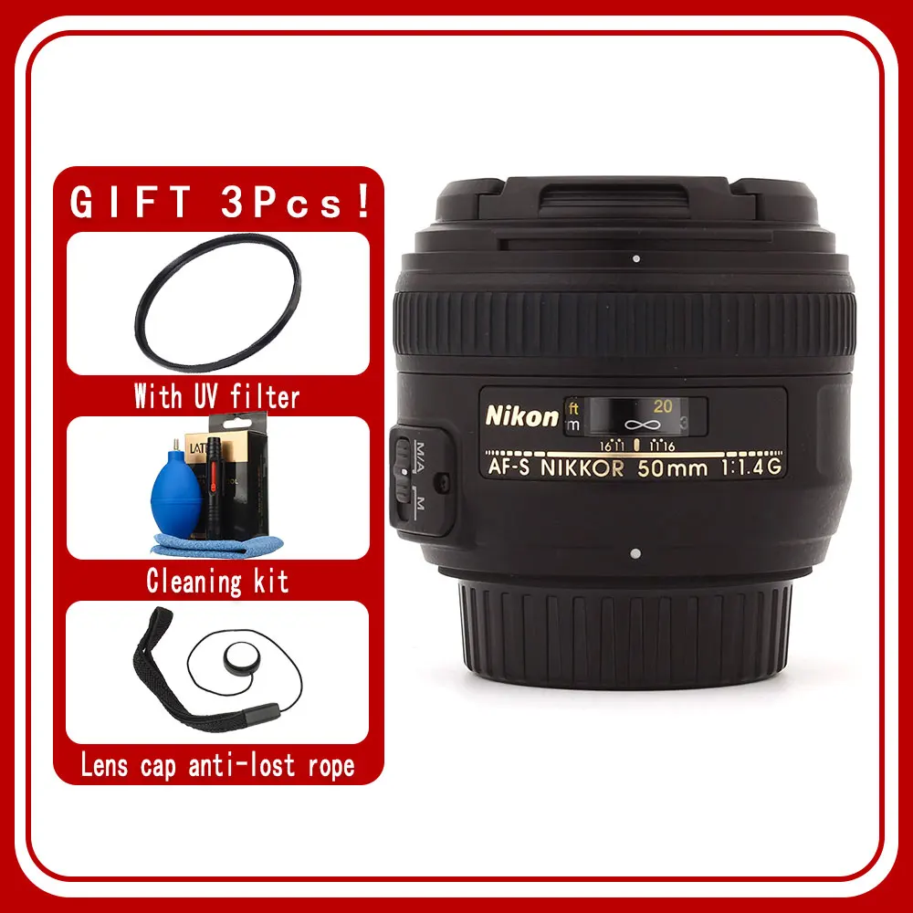 Nikon AF-S NIKKOR 50mm f/1.4G Lens For Nikon SLR Cameras