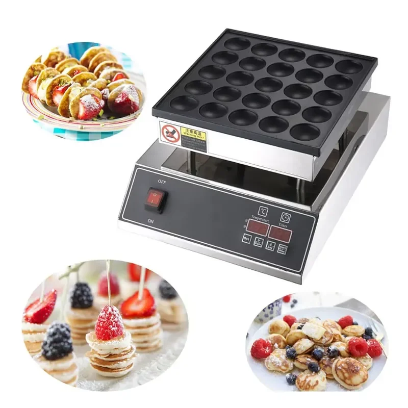 Commercial Pastries Machine Manufacturer Muffin Hand Making Bakery Electric Custom Plate Mini Snack Pancake Maker
