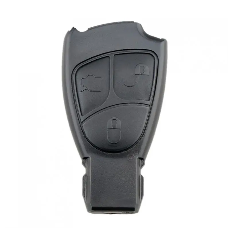 Carcasa inteligente para llave de coche de 3 botones, funda de repuesto para mando a distancia de coche compatible con Mercedes Benz W168 W202 W203