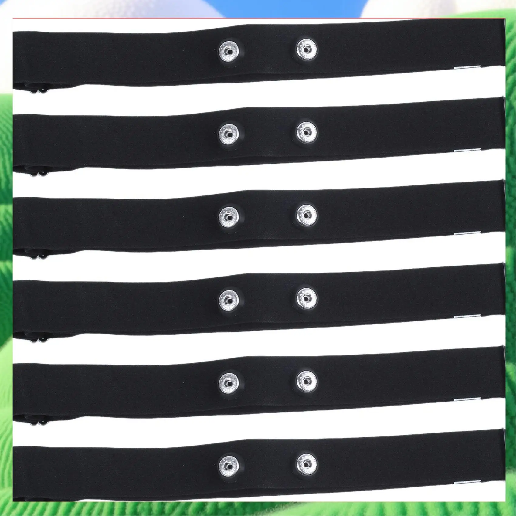

6X Chest Belt Strap For Polar Wahoo For Sports Wireless Heart Rate Monitor-[Cilae]