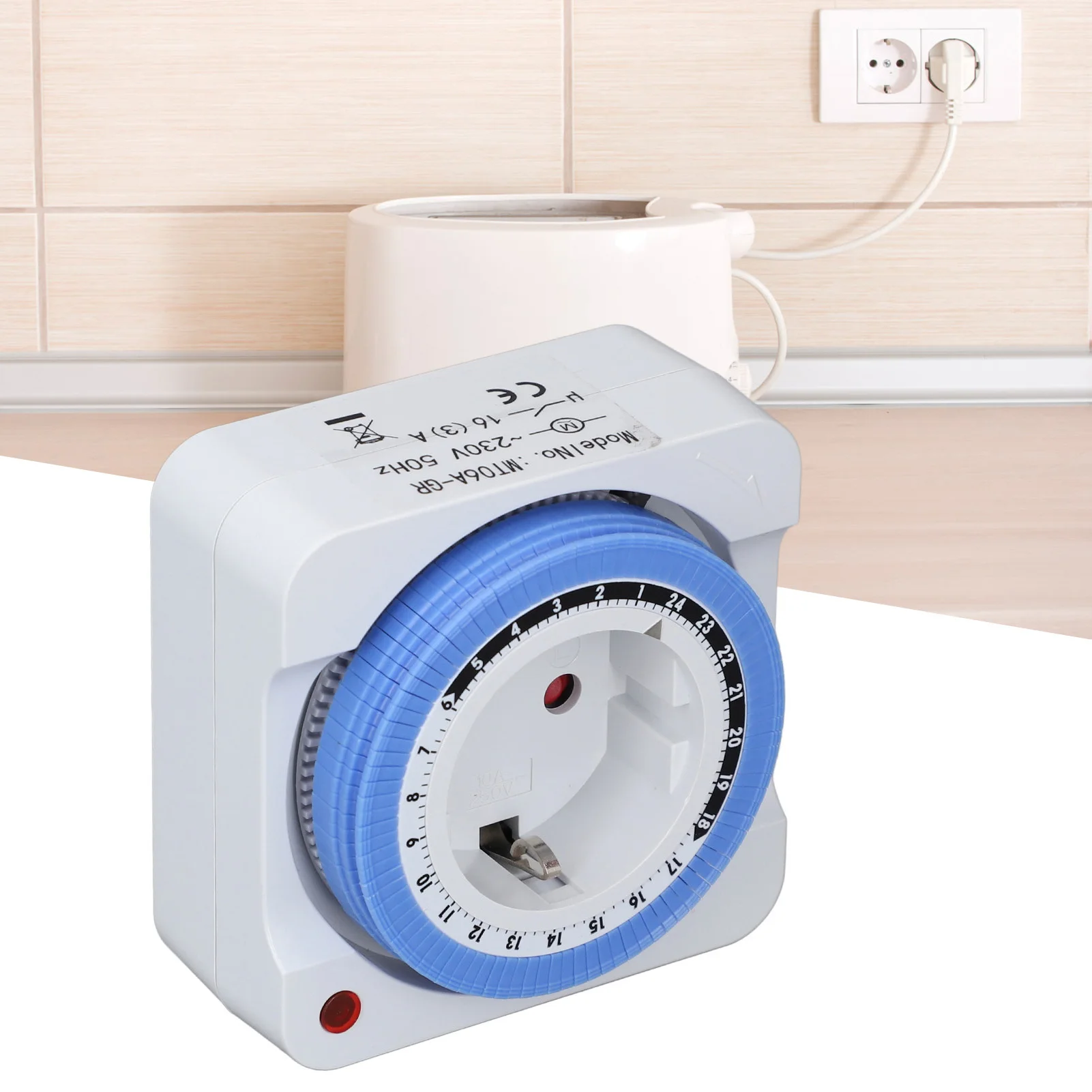 

Таймер-розетка: автоматический механический контроллер освещения на 24 часа