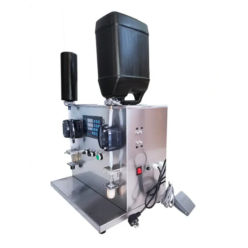 Multi-purpose UV glue, nail polish glue, mascara, lipstick, thread glue, sealant, balm liquid filling machine LRDB-2A