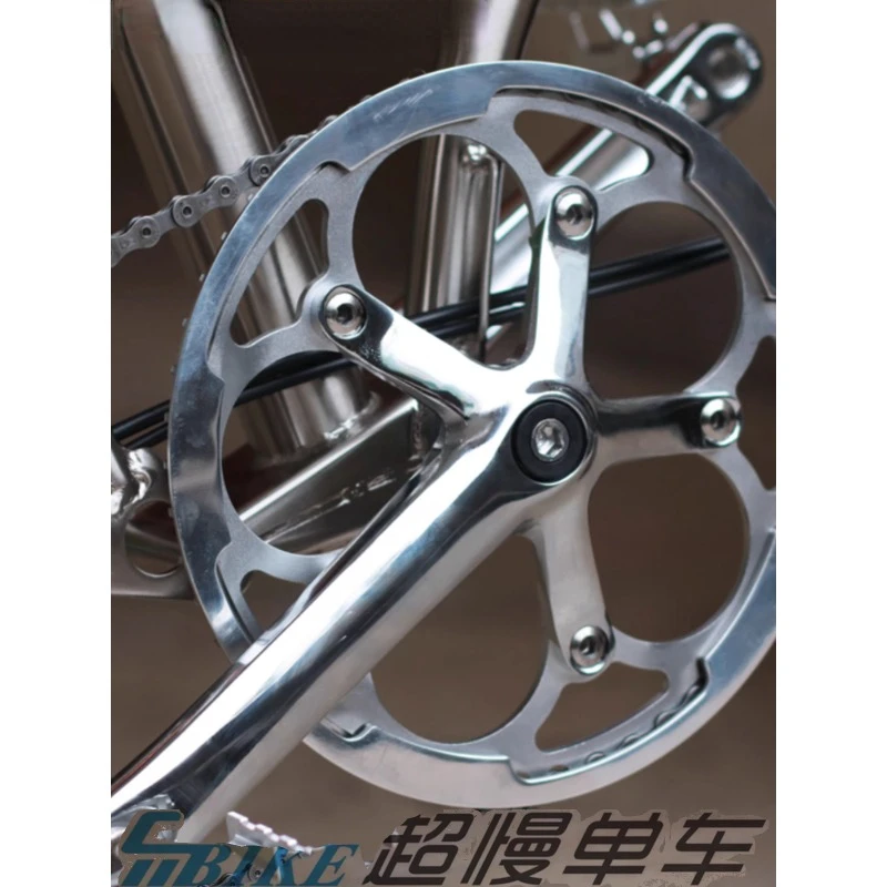 Aceoffix cloth, original style, mirror polished tooth plate, crank, disc, tooth plate 50t 48t