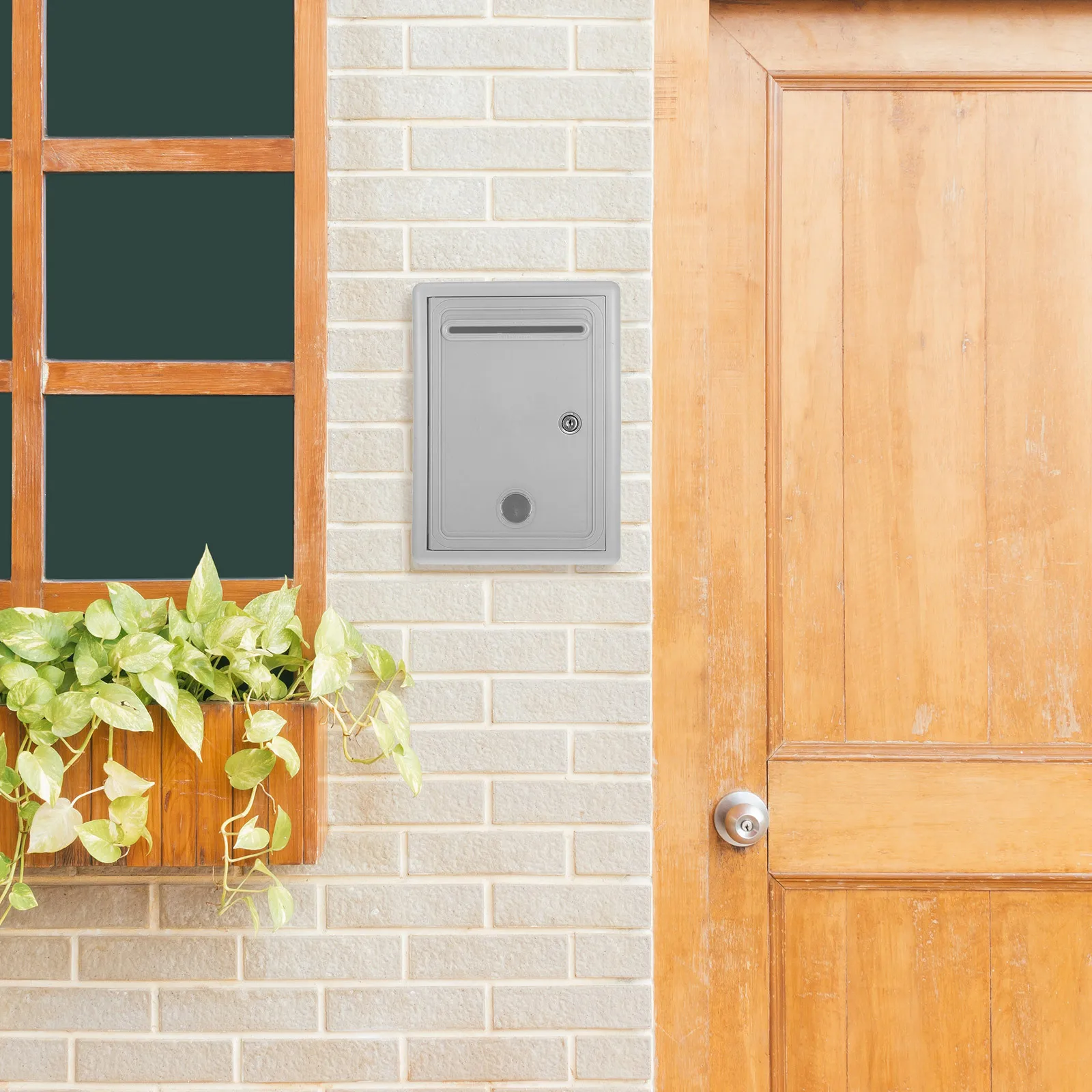 

Suggestion With Lock Wall Mounted Donation Collection Box For Office Home Letter Storage Metal Ballot Box Slot