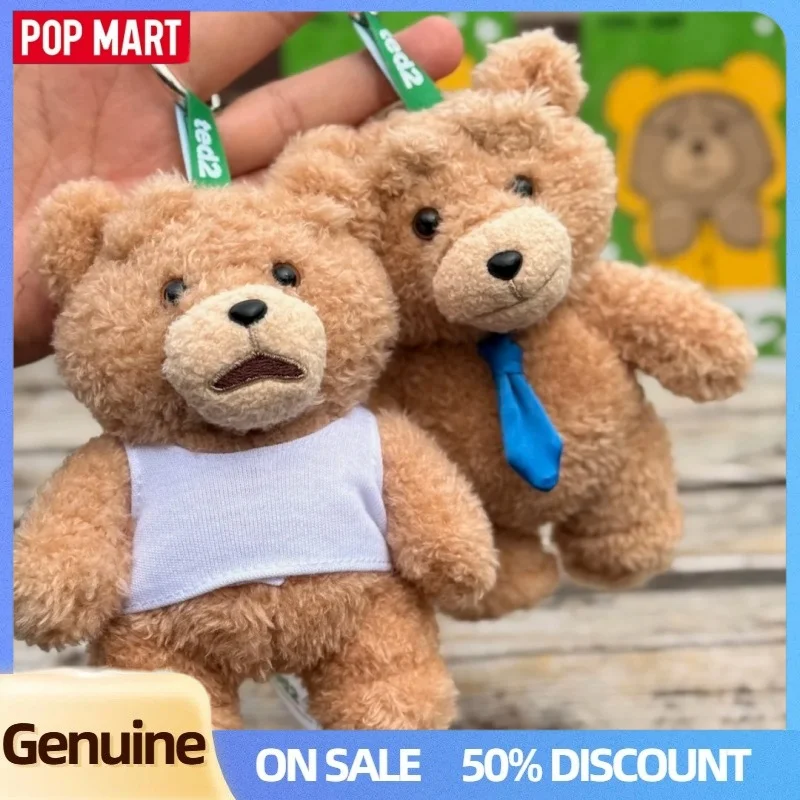 

Pop Mart Resonance Ted2 Teddy Bear Series Blind Box Trend Anime Mystery Box Birthday Keychain Peripheral Doll Collection Gift