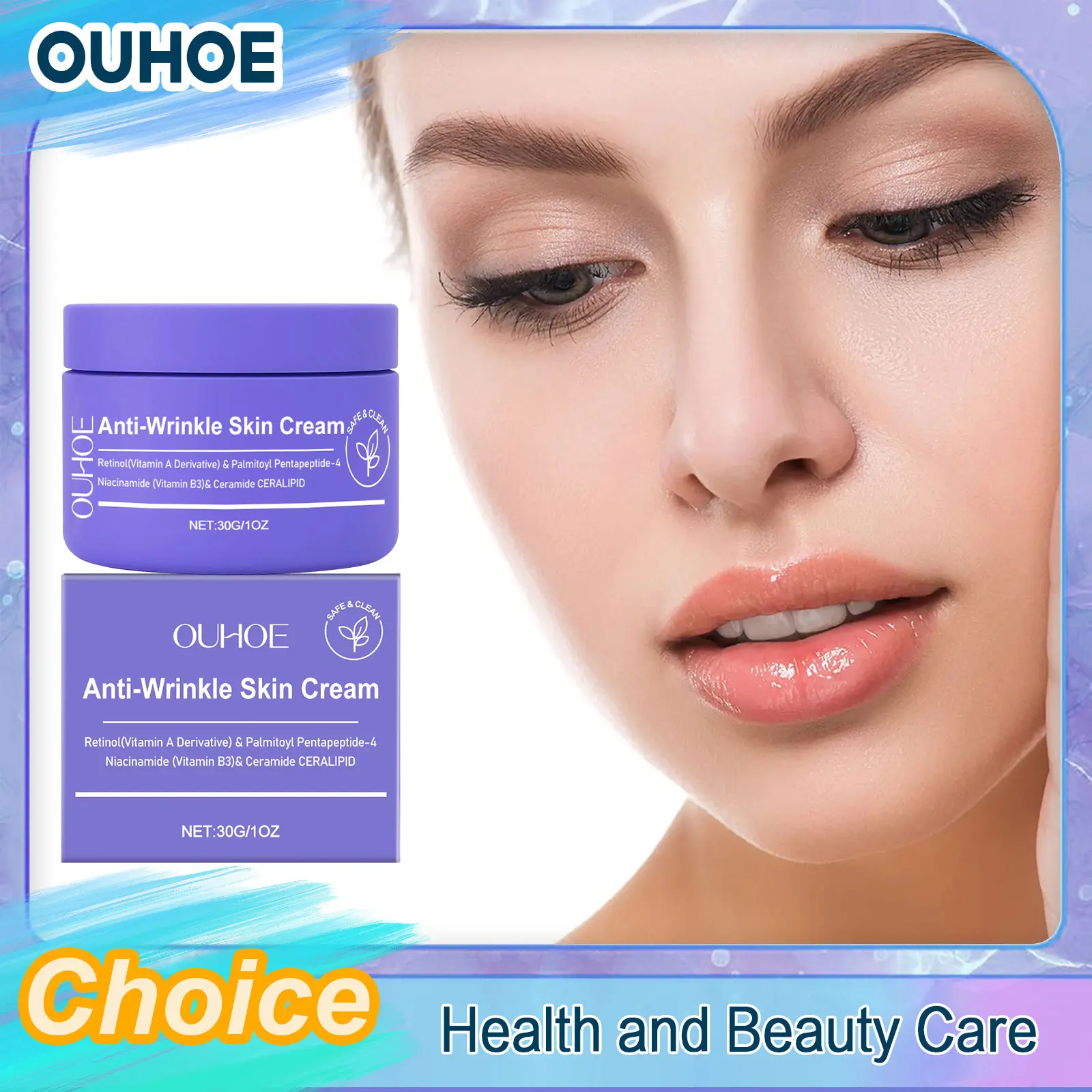 

Reduce Wrinkle Cream Repair Fine Lines Anti Aging Tightening Soothing Moisturizing Whitening Shrink Pore Smooth Face Lift Cream