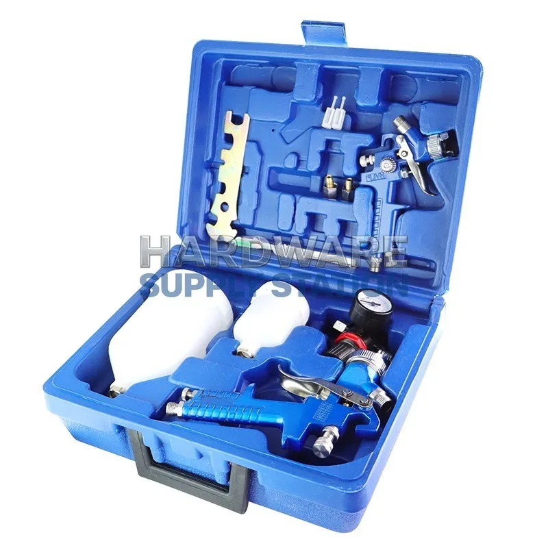 

Многофункциональный ремонтный краскопульт, красный ящик для инструментов, распылитель, высококачественное распыление для базовых покрытий, пневматический краскопульт