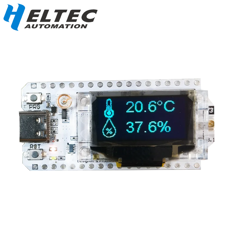 Heltec Meshtastic Wi-Fi Dev-보드, SX1262 및 ESP32-S3FN8 칩, OLED 메쉬 네트워크 Paxcounter 지지대 Heltec V3, LoRa 32 V3