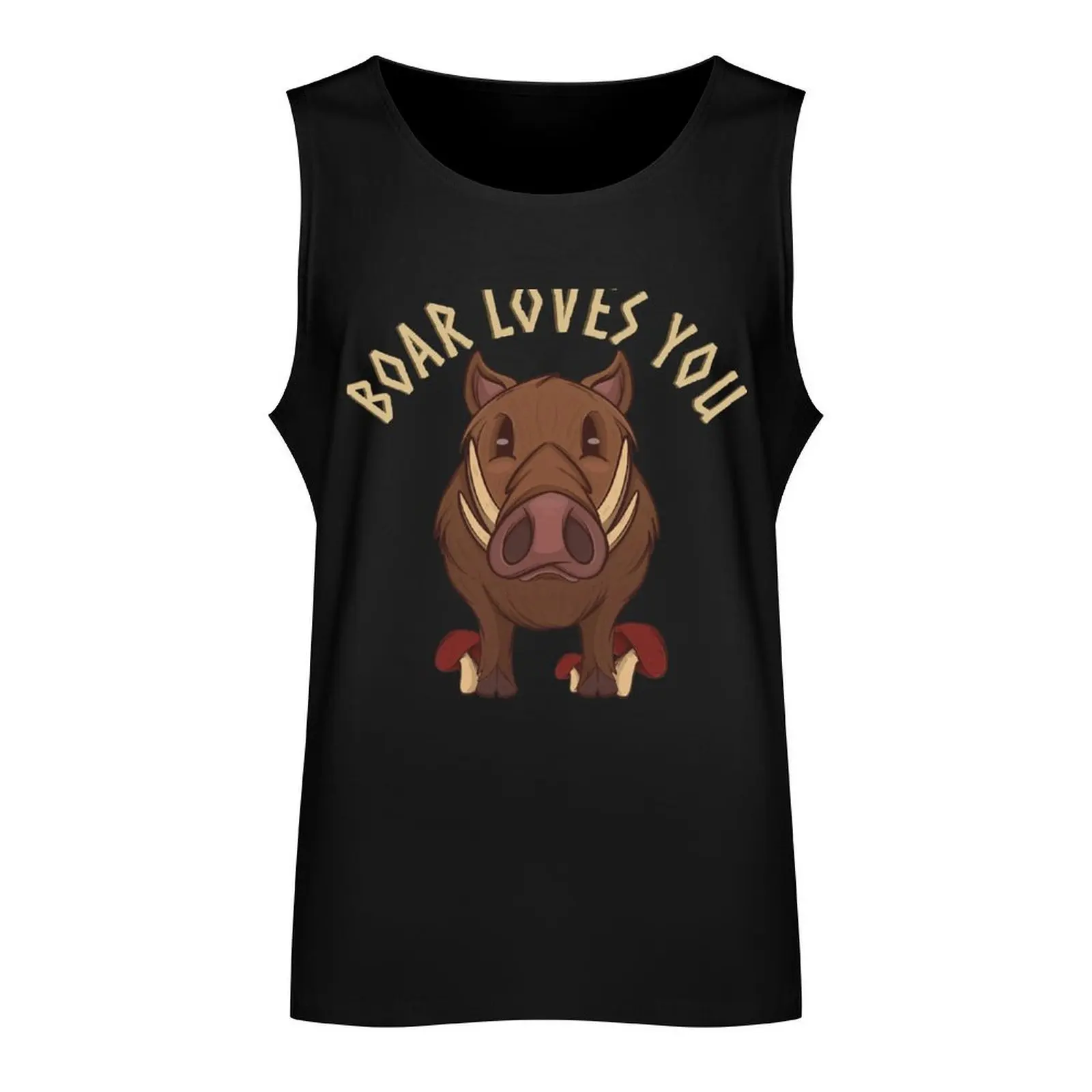 The Boar Loves You Classic Tank Top sleeveless tshirts for men mens gym clothes gym accessories men