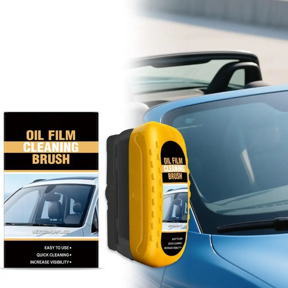 120ml Automotive Car Oil Film Cleaning Brush Rainproof Deep Cleaning Glass Coating Windshield Cleaner Tool For Car Window