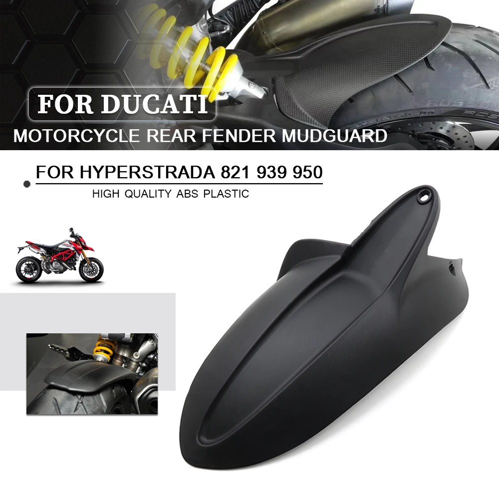 For DUCATI Hypermotard 950/939/821 SP Hyperstrada Motorcycle Rear Fender Wheel Mudguard Extender Extension Splash Guard