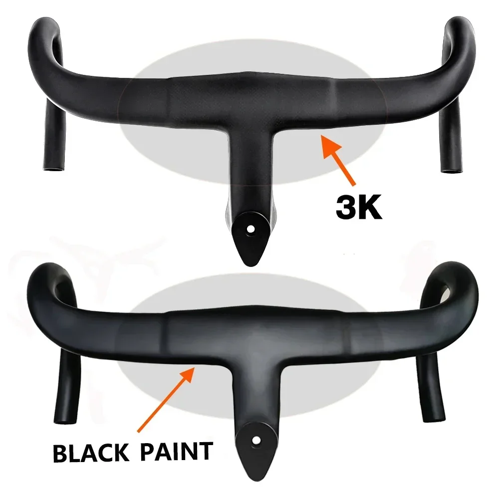 T800 Carbon Integrierter Lenker für F12 F14 Interne Kabelführung Aero Rennrad Vorbau 4 ° Flare 125 mm Tropfen 80 mm Tropfen – Detail 3