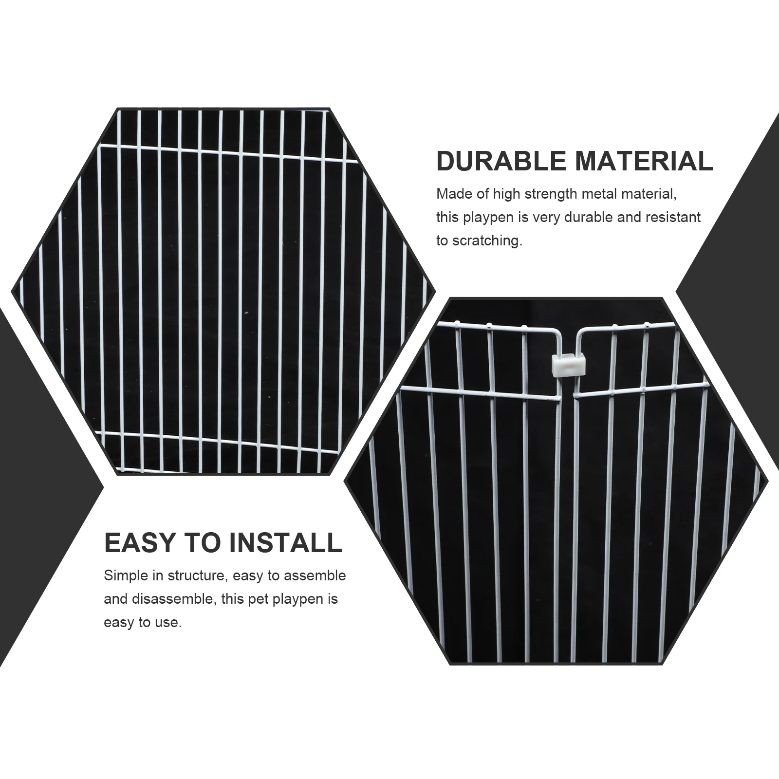 1 مجموعة 1 مجموعة من روضة الحيوانات الأليفة المعدنية الصغيرة الحيوانات الأليفة سياج انفصال طوي داخلي الضميمة لخنزير غينيا الأرنب شينشيلا الحيوان #5