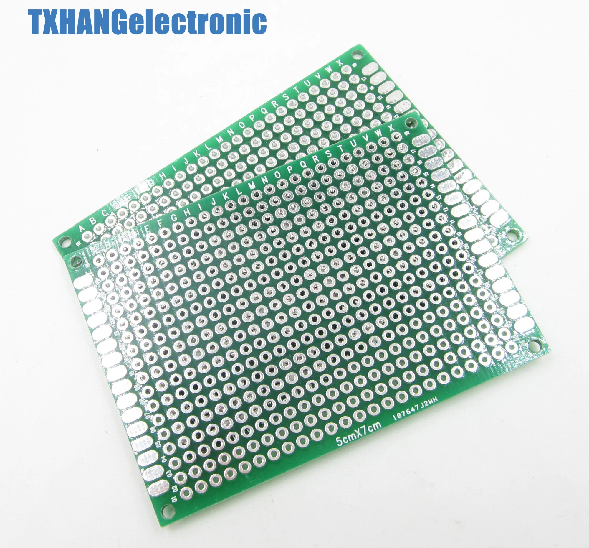 Double Side Prototype PCB Tinned Universal Breadboard 5x7 cm 50mmx70mm FR4 diy electronics