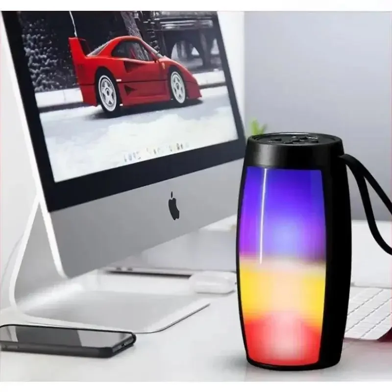 Bluetooth Speaker Dual Speaker Stereo Outdoor Tfusb Playback Fm Voice Broadcasting Portable Subwoofer 5.0 Wireless Speaker
