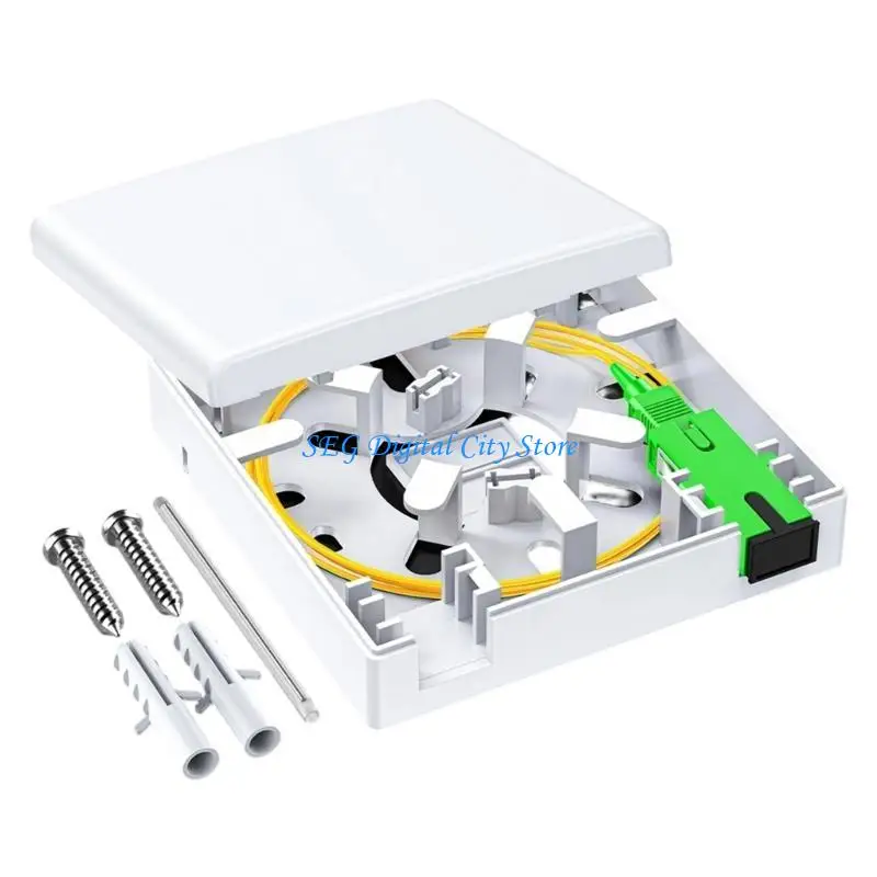 U75B Double Port Fiber Opt Terminal Box Wide Compatible For Easy Management 86 Dsign