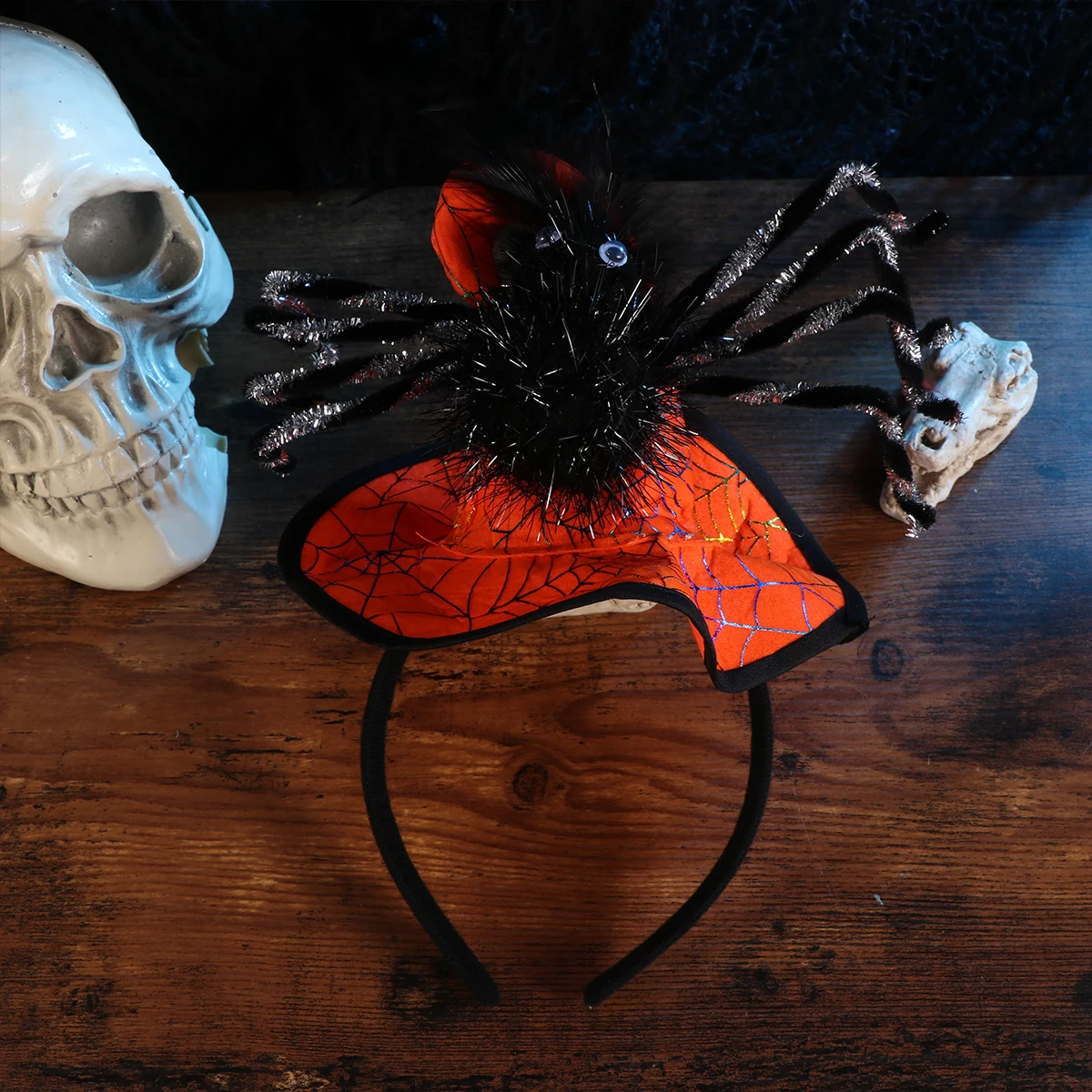 

Witch Hat Headband for Teens Adults Stretchy One Size Fits Most Fun Design Party Hair Loop Photo Props Cool Gift