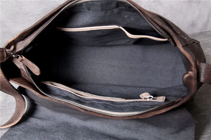 PNDME-bandolera vintage de cuero genuino para hombre, bolso de hombro de cuero de vaca de primera capa, gran capacidad, alta calidad, viaje al aire