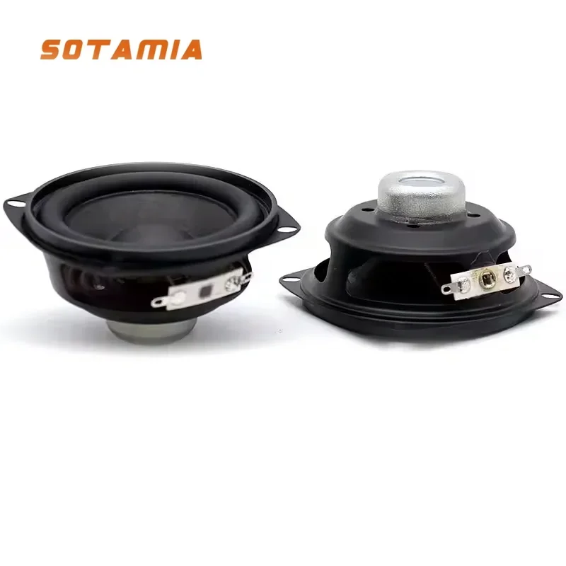 SOTAMIA 2 個 3 インチフルレンジサブウーファースピーカー 4 オーム 15 ワットマルチメディア Hifi 音楽 Bluetooth スピーカーサウンドオーディオホームスピーカー