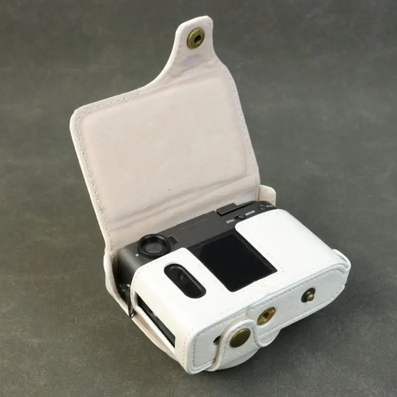 652F Leather Camera Housing Case Full Edges Protections Soft Interior Padding And Instantly Mount for X Half Film Cameras
