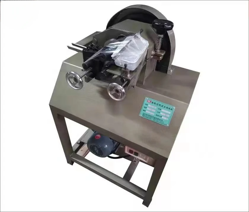 YH-15B Practical And Cheap Double Side Leather Belt Edge Round Trimming cutting polishing Machine