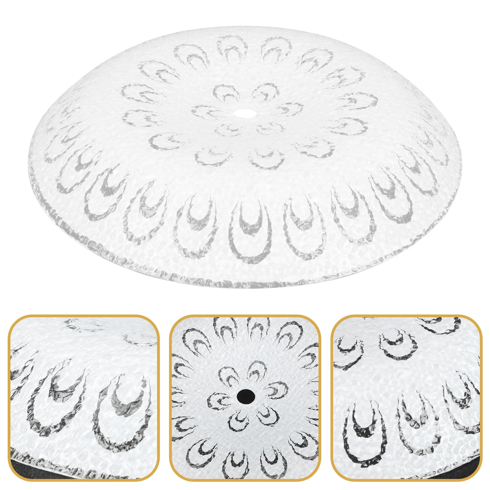 

Ceiling Light Shade Frosted Glass Lampshade Durable Easy Install Modern Design Pendant Light Shade Replacement Home Decoration