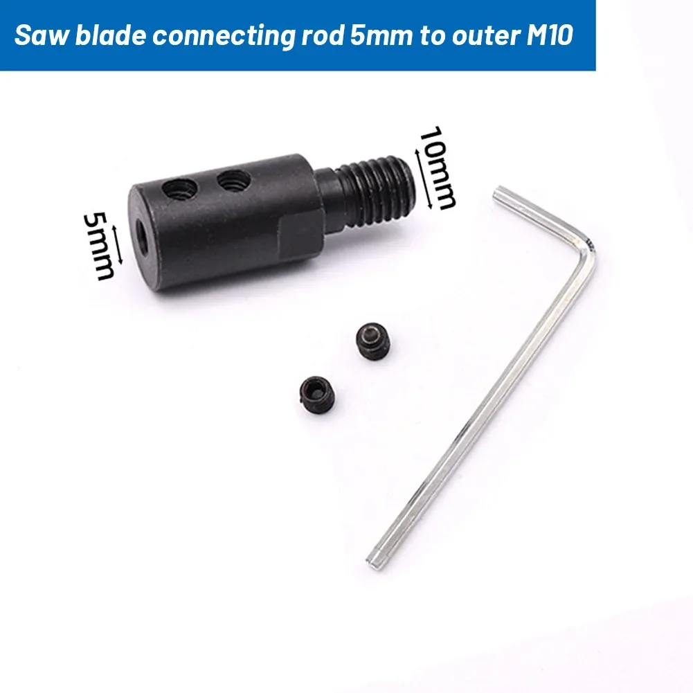 1 Bộ M10 Bushing Lưỡi Cưa Kết Nối Trục 5-14Mm Cho Lưỡi Cưa Kết Nối Khớp Khớp Nối Chuck Adapter máy Mài Góc Dụng Cụ
