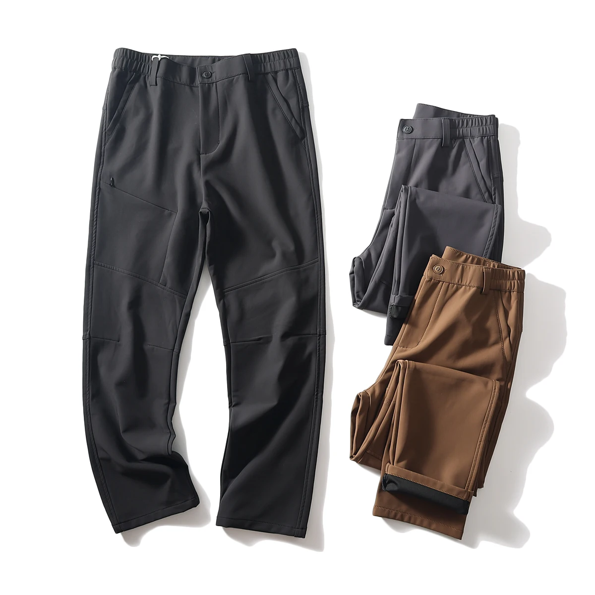 

Мужские повседневные брюки Aphen: прямые, ветрозащитные, водонепроницаемые, мягкие, для активного отдыха, городской стиль, длинные, осенне-зимние